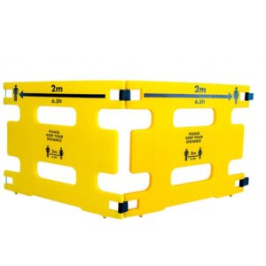 The 2M "Please Keep Your Distance" barrier